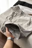 Quần Short Slimfit Khaki Basic