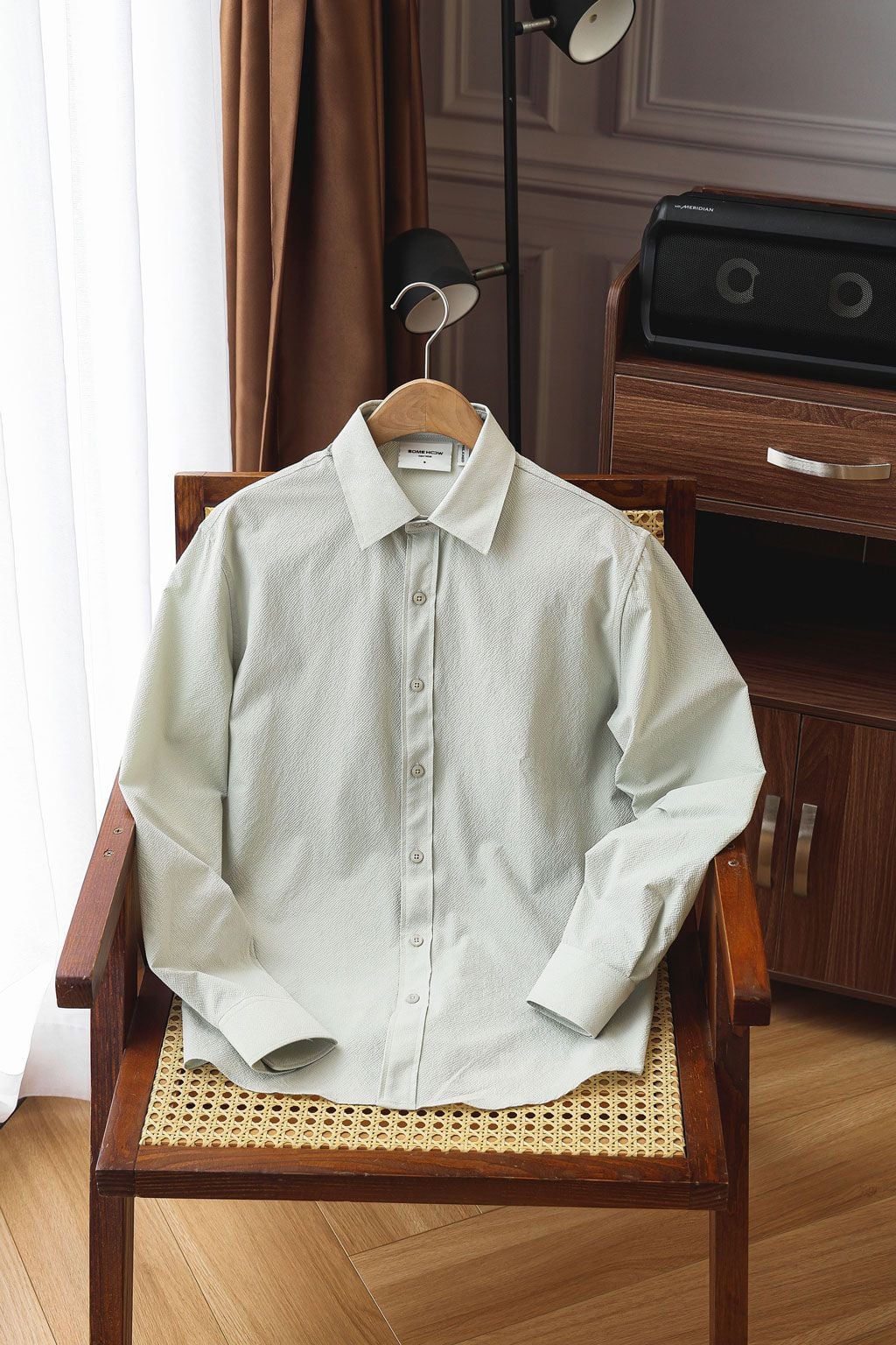 Áo Sơ Mi Relaxed Beige Gray