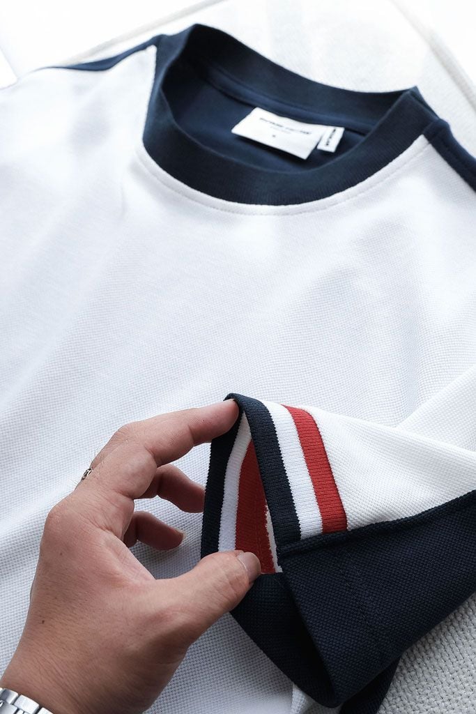 Áo Thun Regular Front Back Colors Mixed