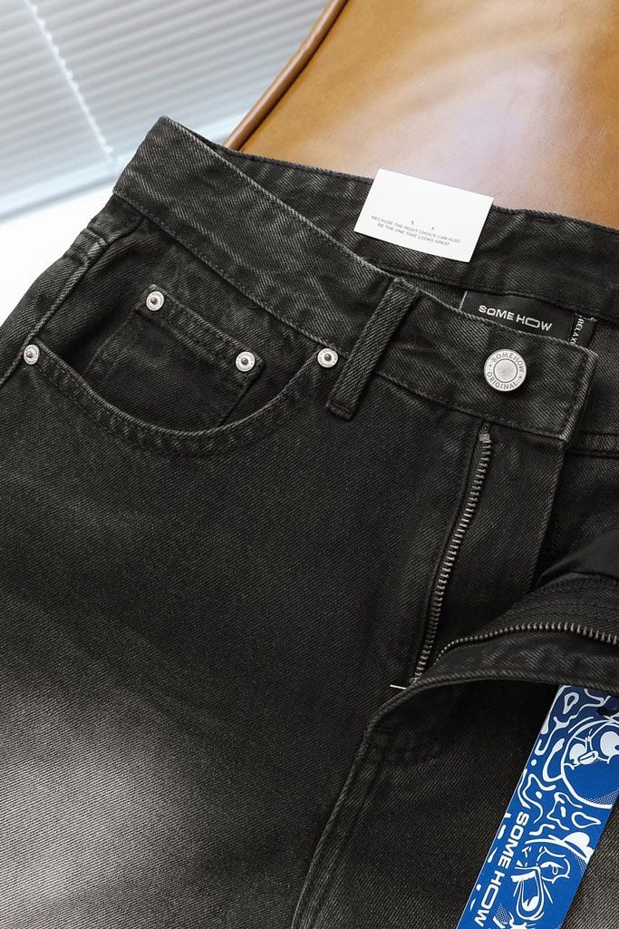 Quần Jean Relaxed Black Washed * Én Col 25