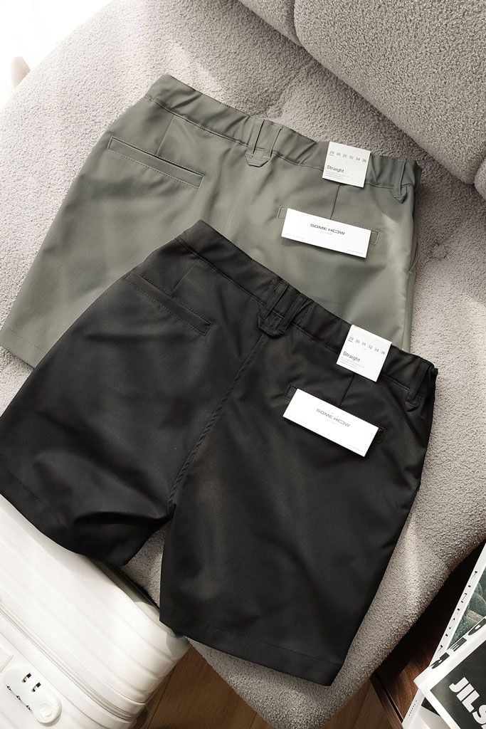 Quần Short Straight Khaki Classic