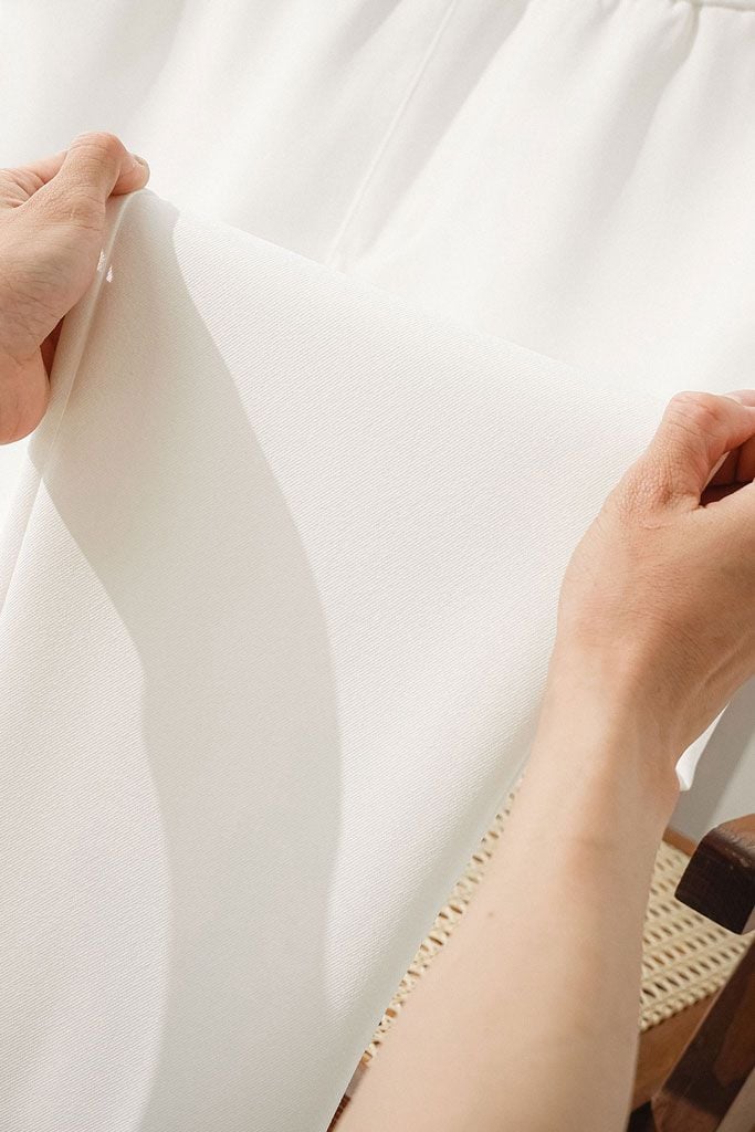 Quần Tây Straight Lưng Thun Basic