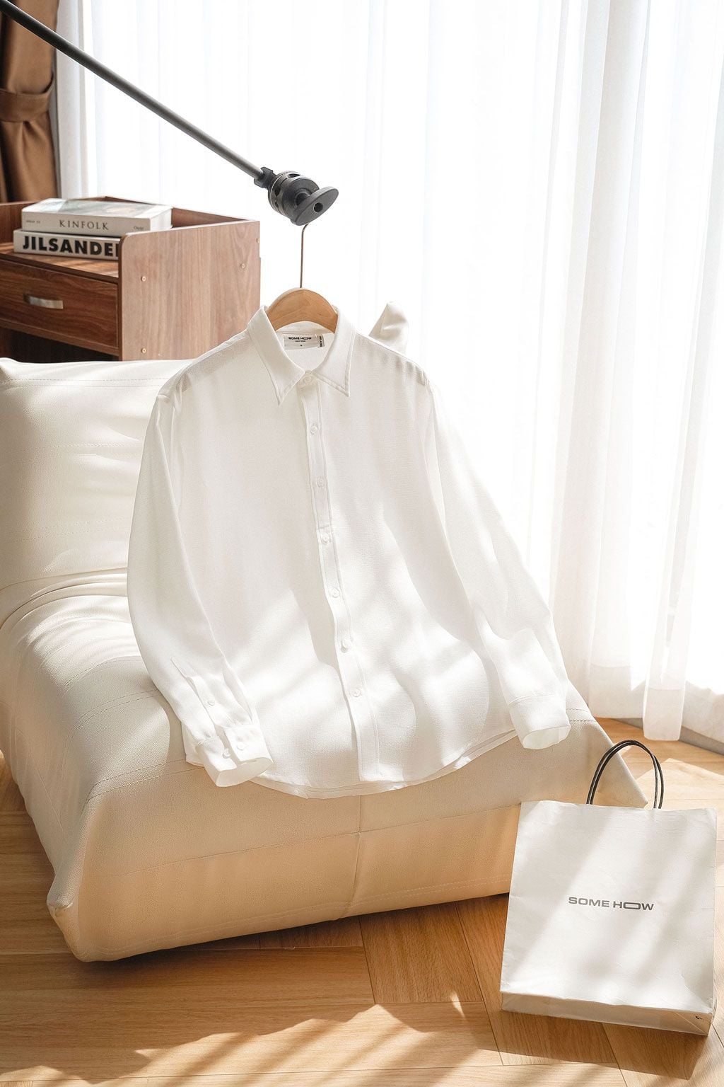 Áo Sơ Mi Relaxed Classic White