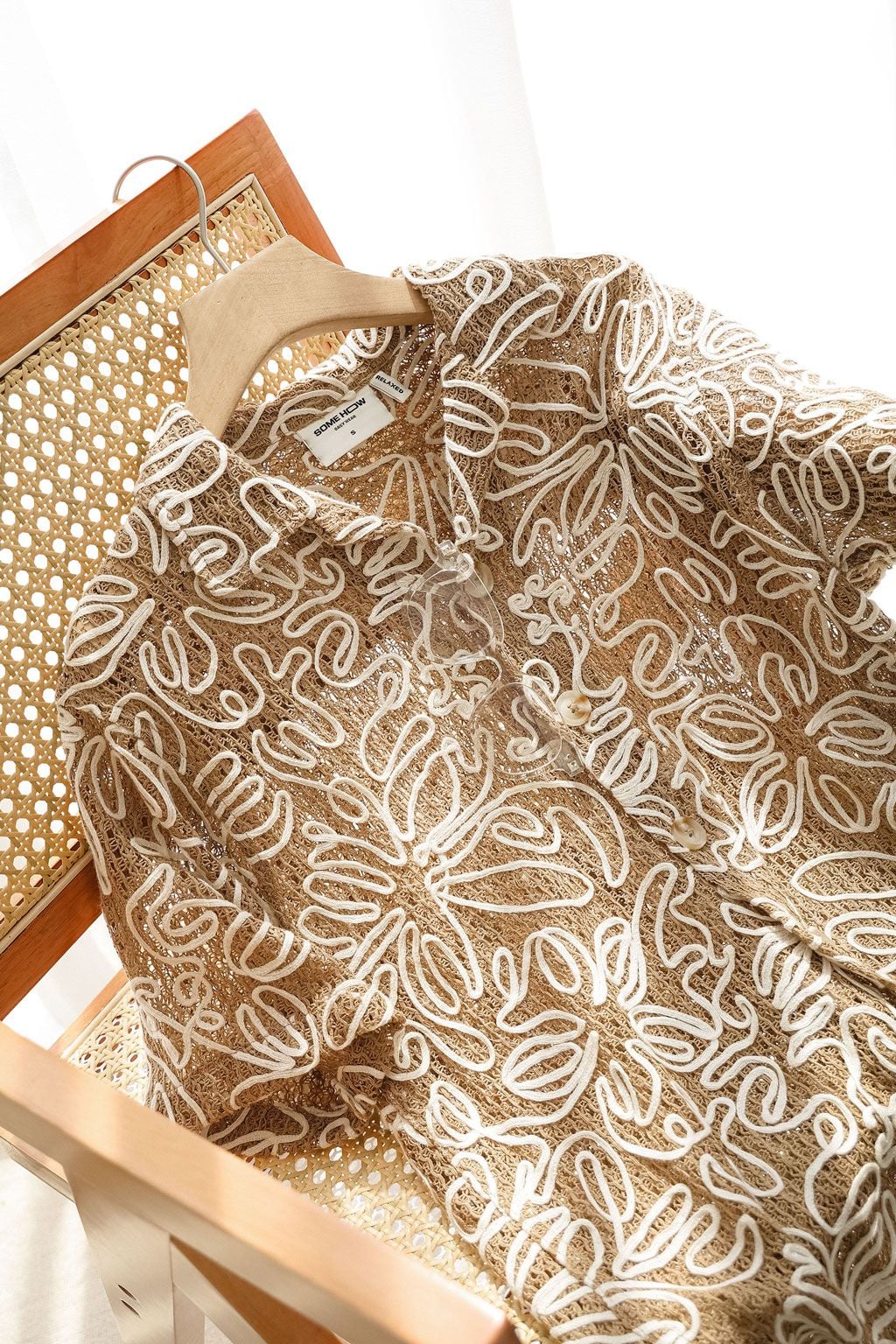 Set Shirt Short Relaxed Terra Line Art Blend