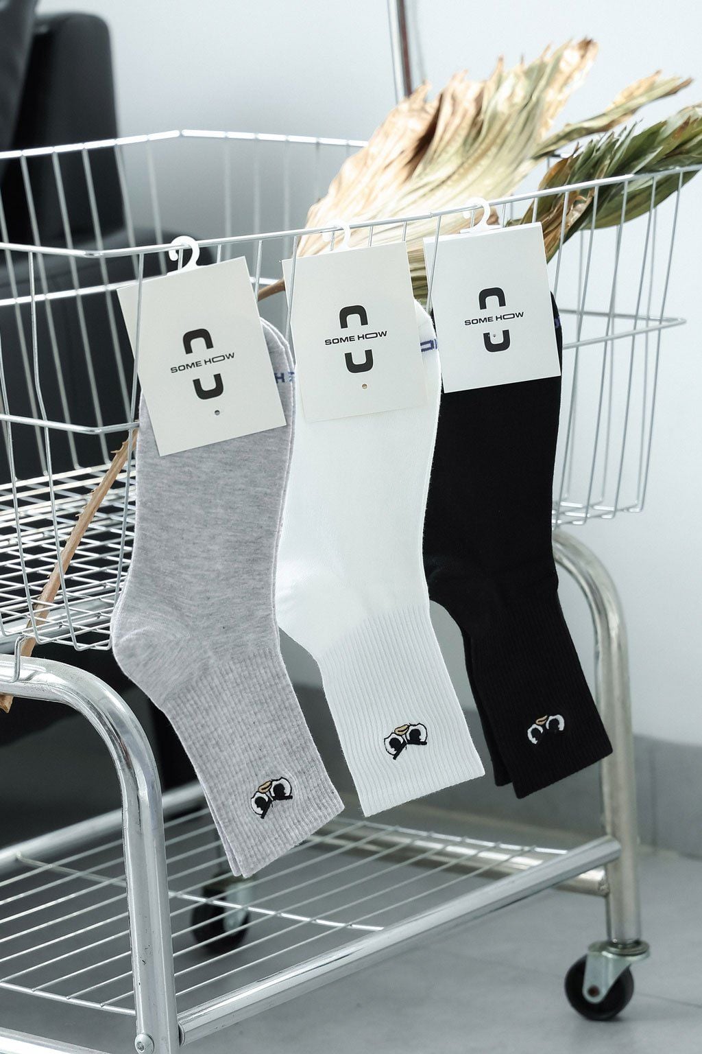 Vớ Basic Thêu * Én Col 25