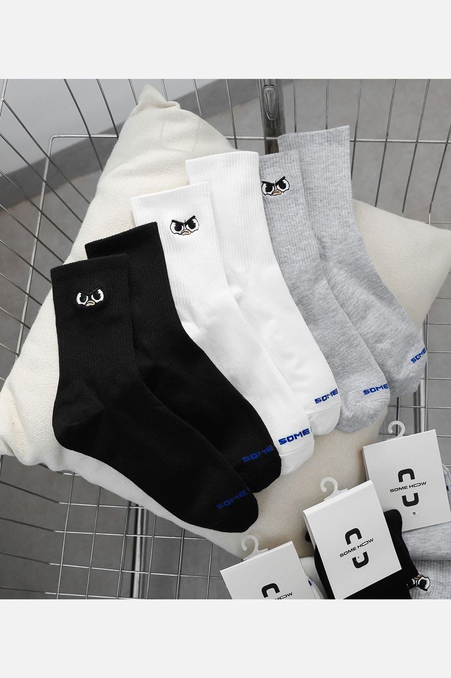 Vớ Basic Thêu * Én Col 25