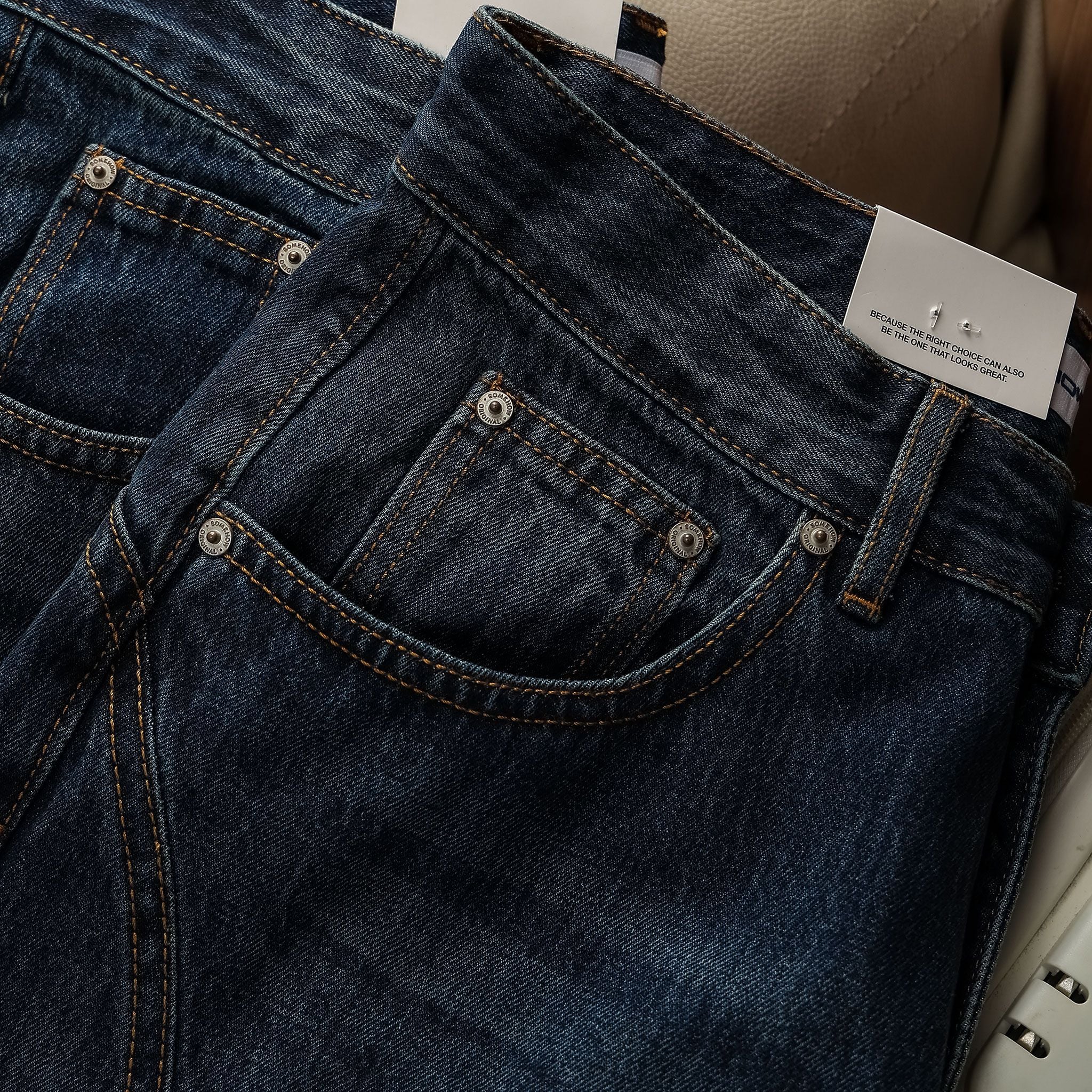 Quần Jeans Straight Curvel