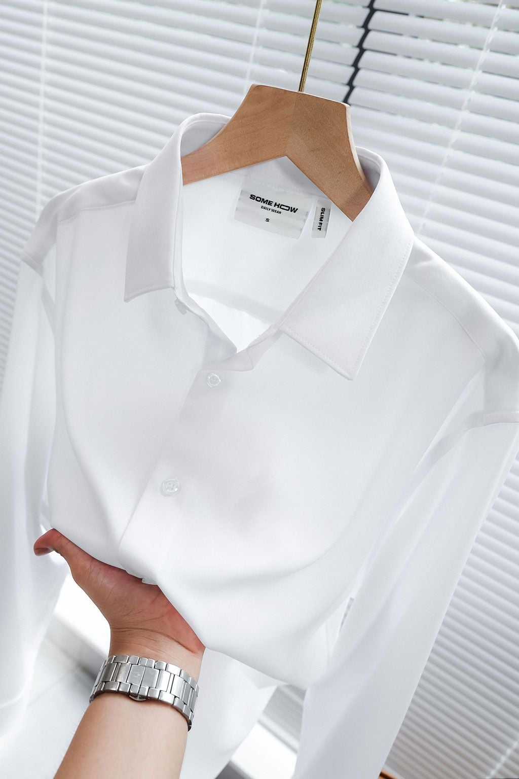 Áo Sơ Mi Office Relaxed White Label