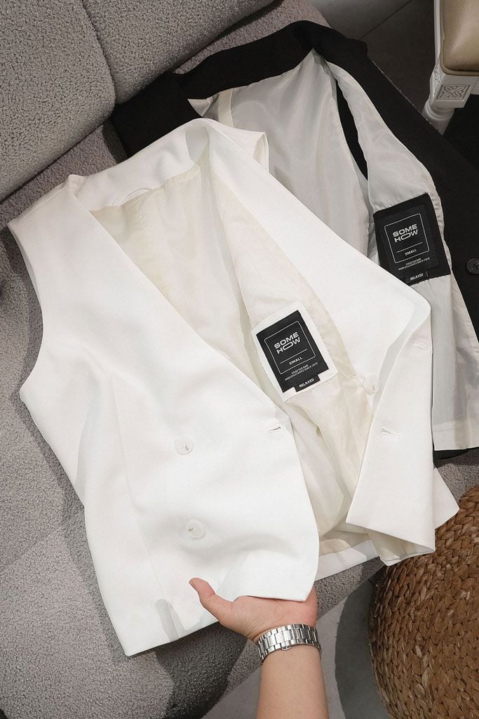 Áo Khoác Gile Relaxed Basic Élan Tailor