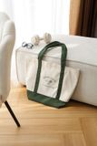 Túi Tote Athletic Sporty Beige Green