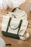 Túi Tote Athletic Sporty Beige Green
