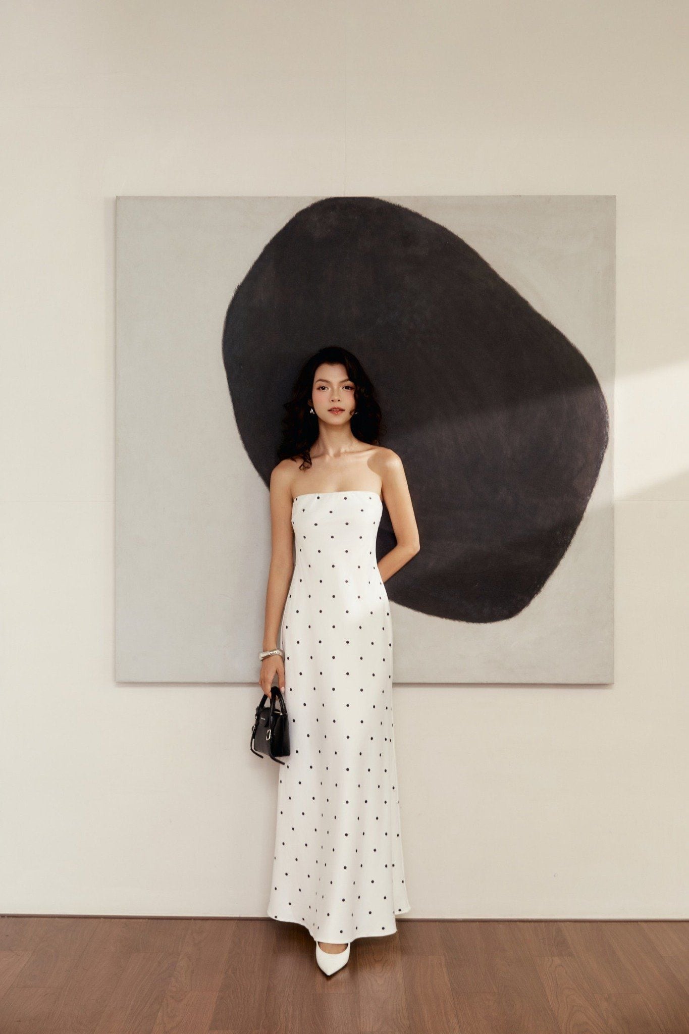  Đầm Dài Silken Whisper Polka 