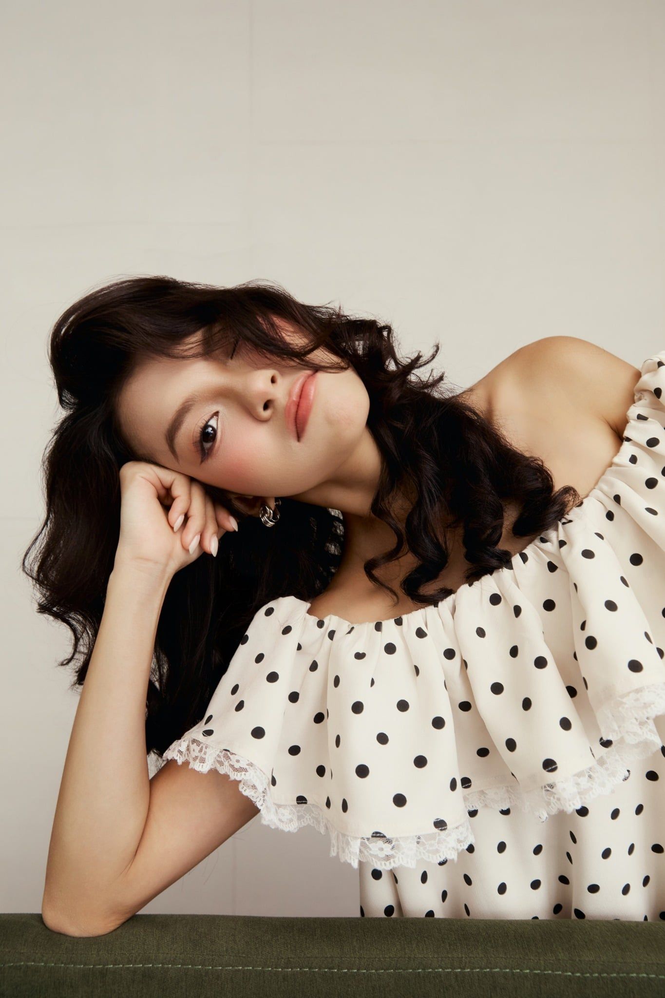 Đầm Ngắn Polka Bloom Romper