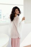 Áo Khoác Cardigan Len Trắng