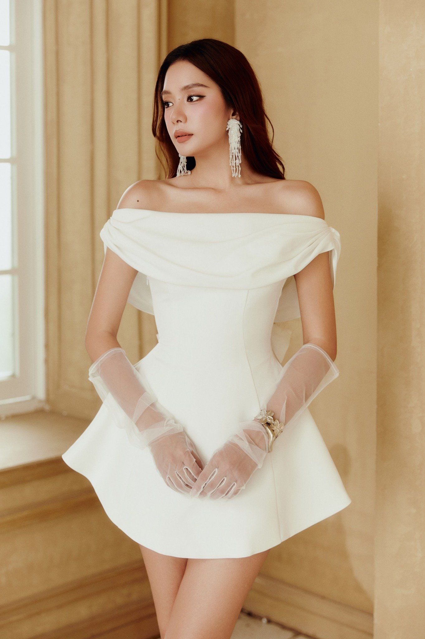 Đầm Ngắn Serene Drape