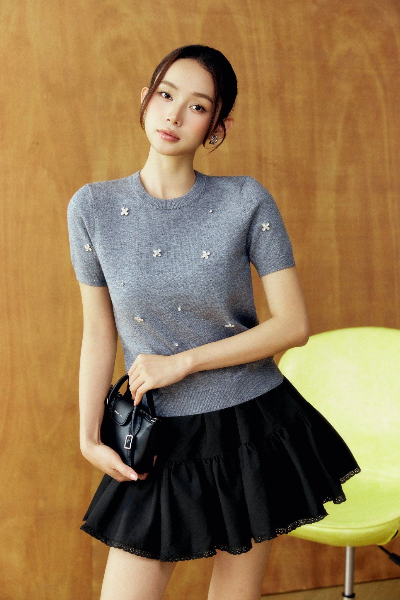 Áo Fine Sparkle Knit