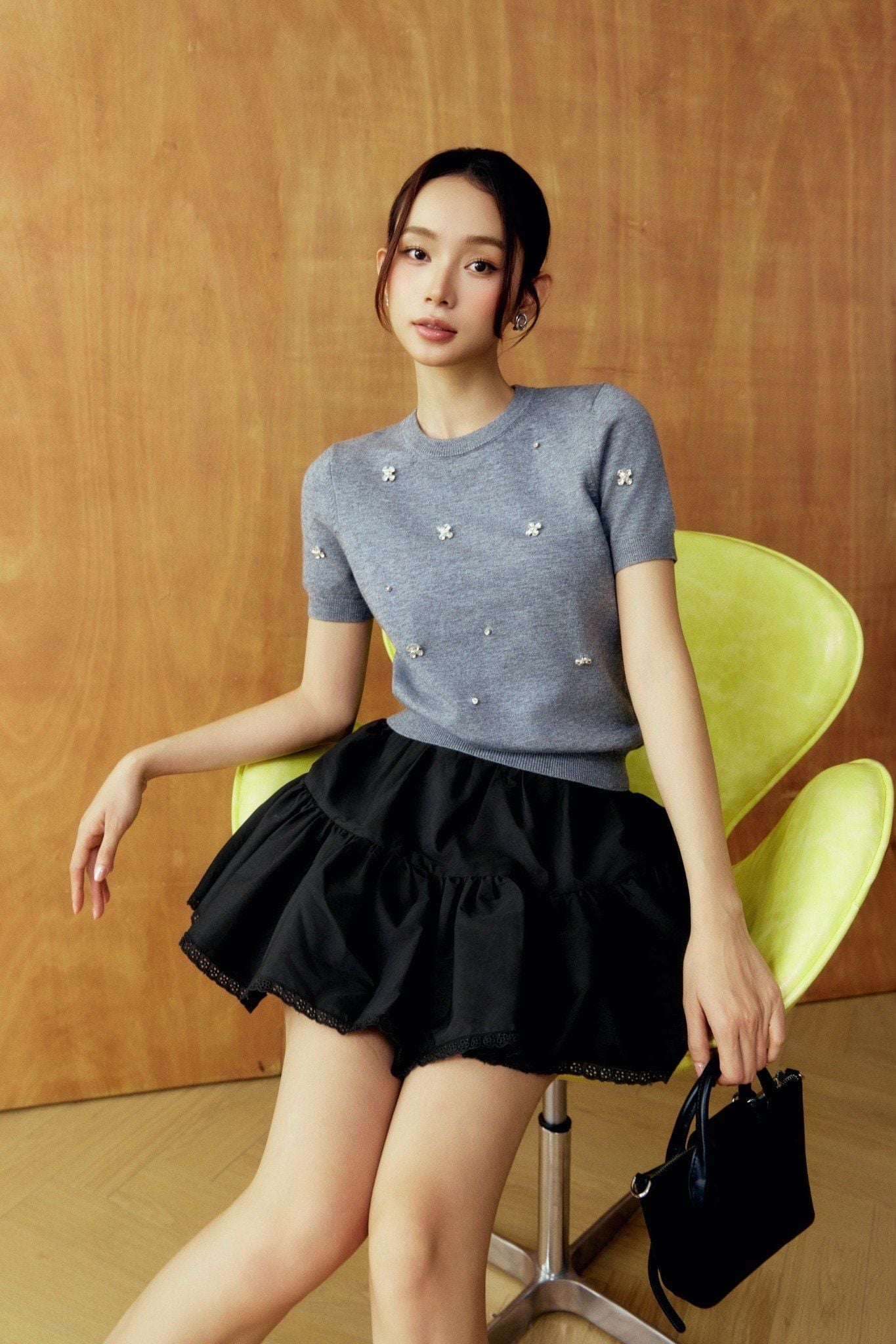  Chân Váy Ngắn Cloudy Day 