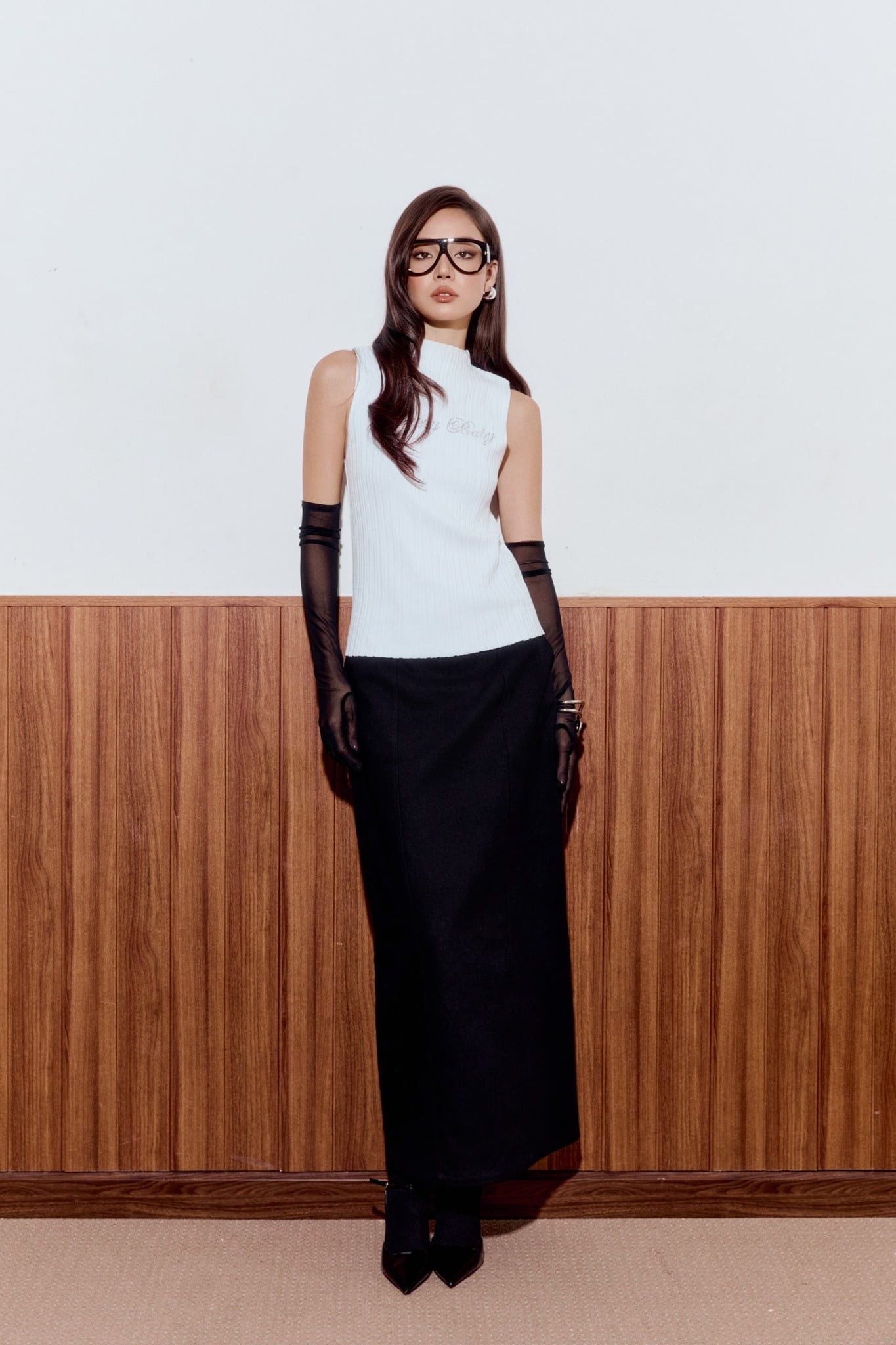  Chân Váy Dài Pure Column 