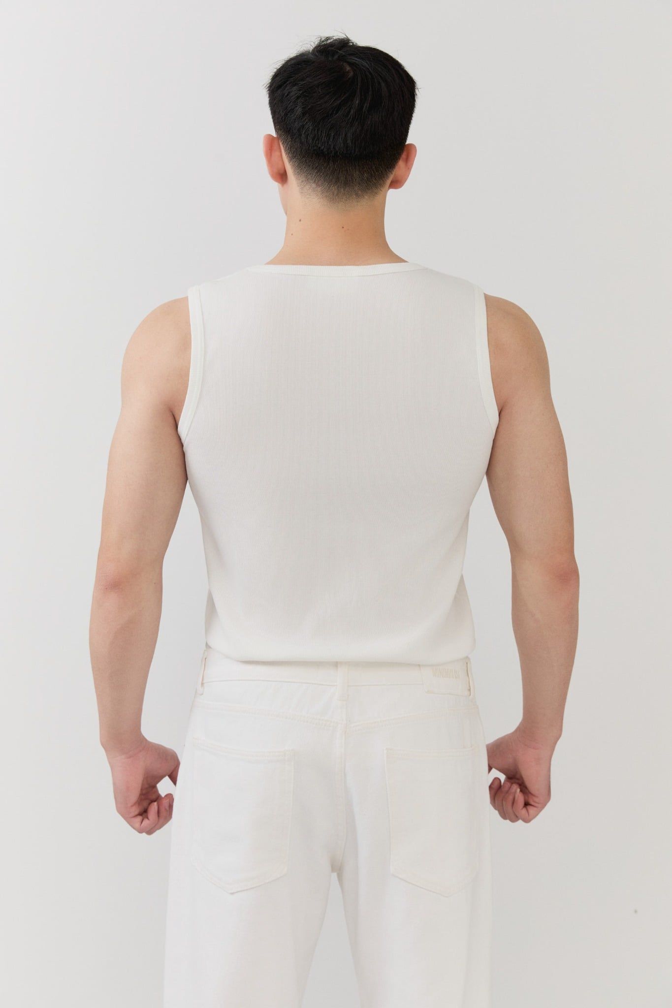 Áo Tanktop Slimfit Cord Sideword