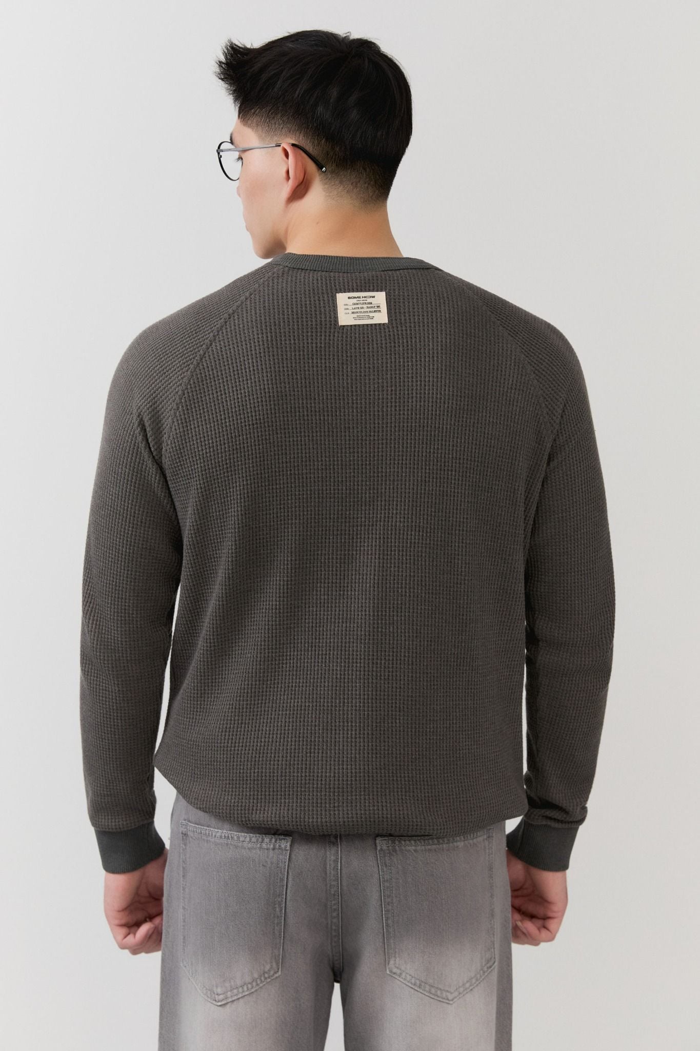 Áo Thun Tay Dài Regular Tổ Ong