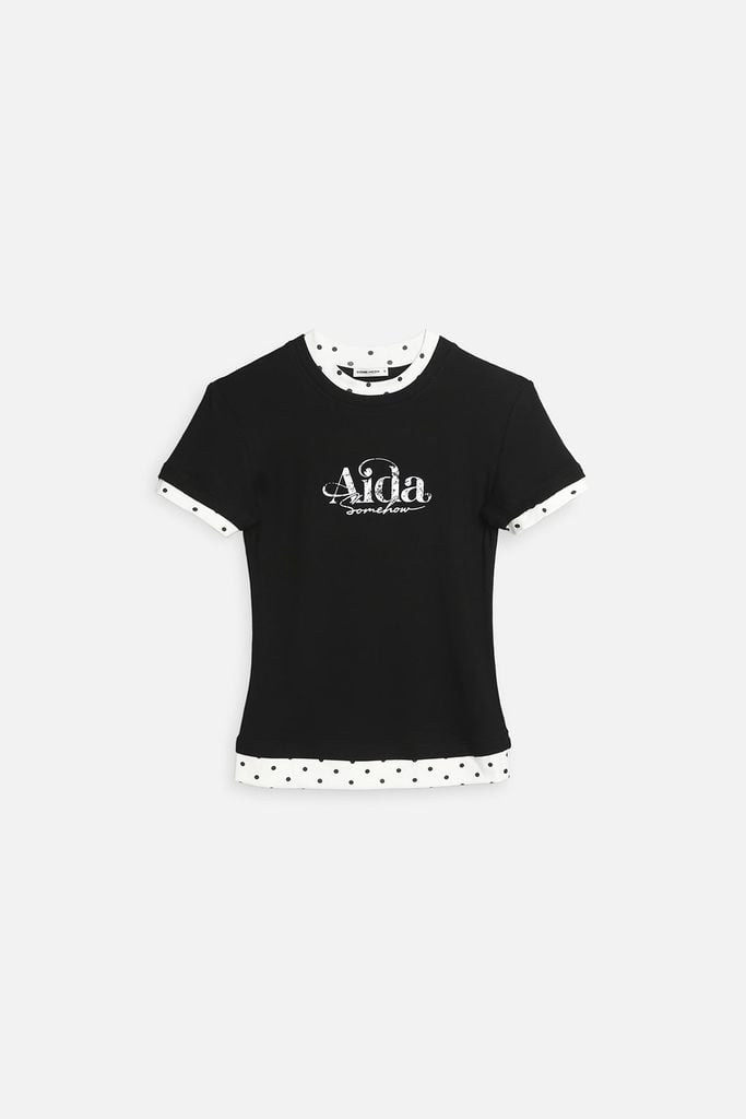  Áo Thun Aida Polka Dot 