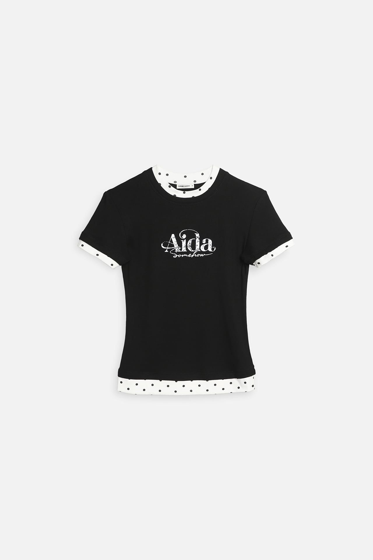 Áo Thun Aida Polka Dot