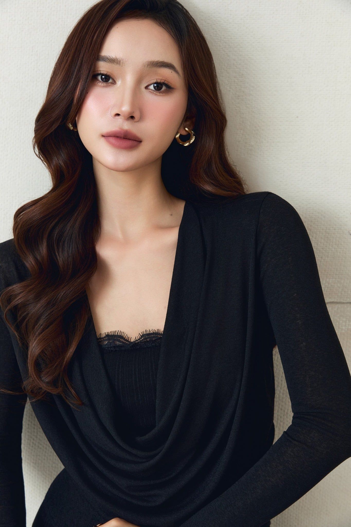 Đầm Dài Rib Drape Seta