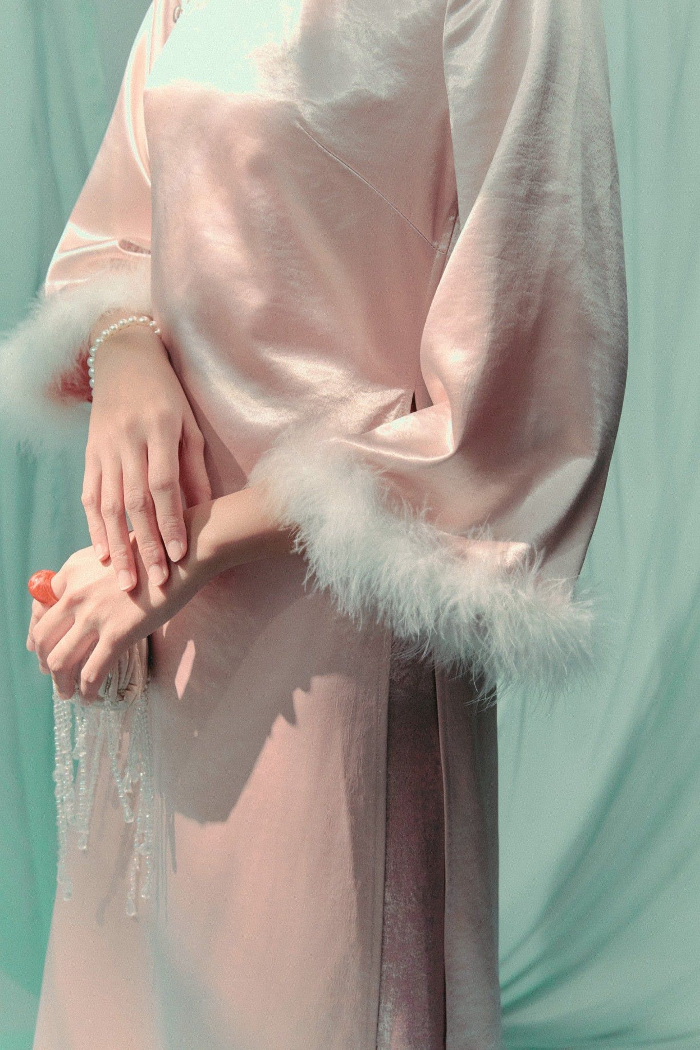 Áo Dài Tay Lửng Thục Nghi