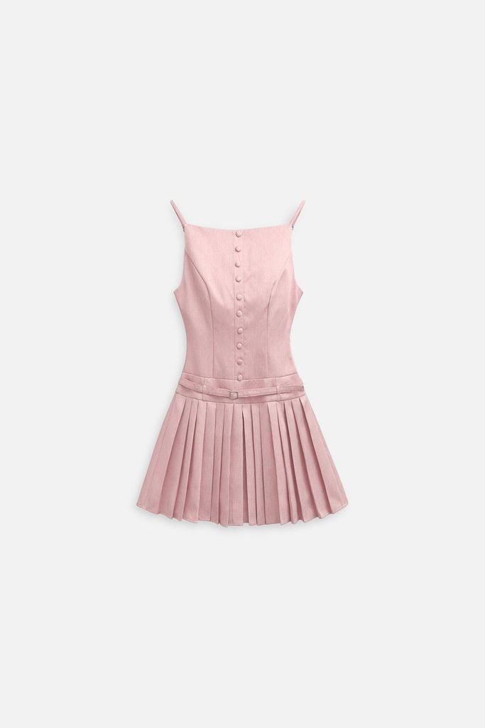  Đầm Ngắn Charm Pleated Mini 