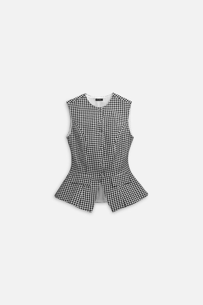  Áo The Checked Gile Square 