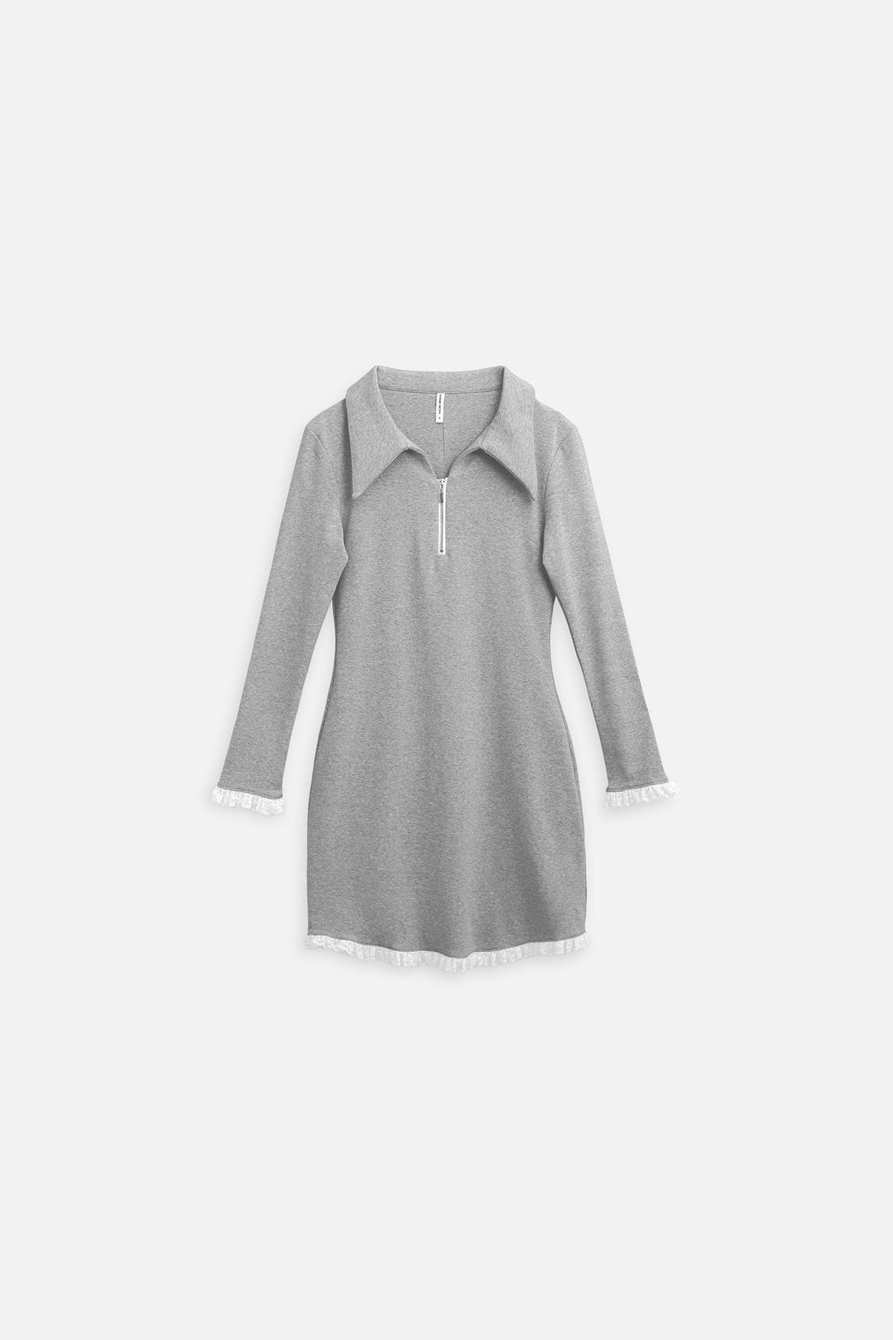 Đầm Ngắn Elegant Flare Zip