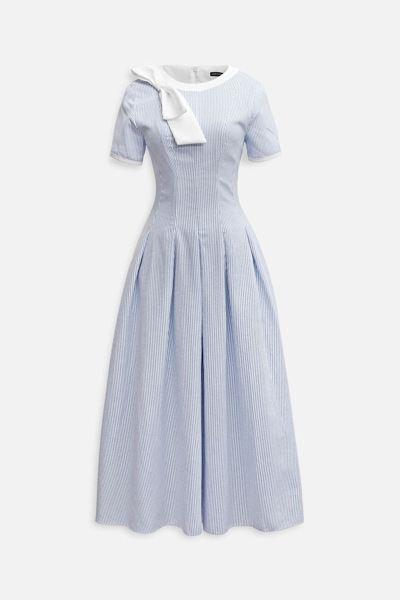 Đầm Dài Sideneck Bowtie Gentle