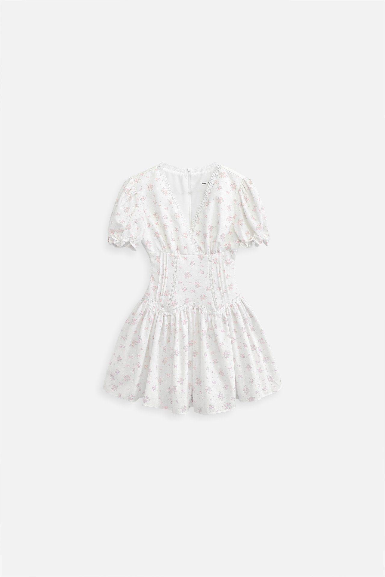 Đầm Ngắn Vneck Gentle Pattern