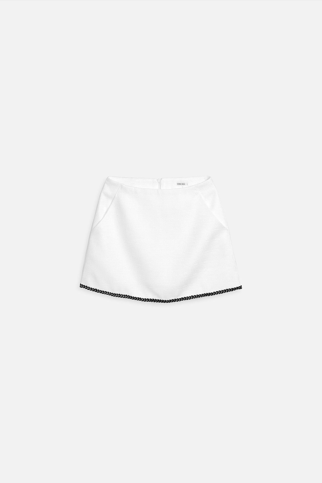 Chân Váy Ngắn Tweed Bouclé