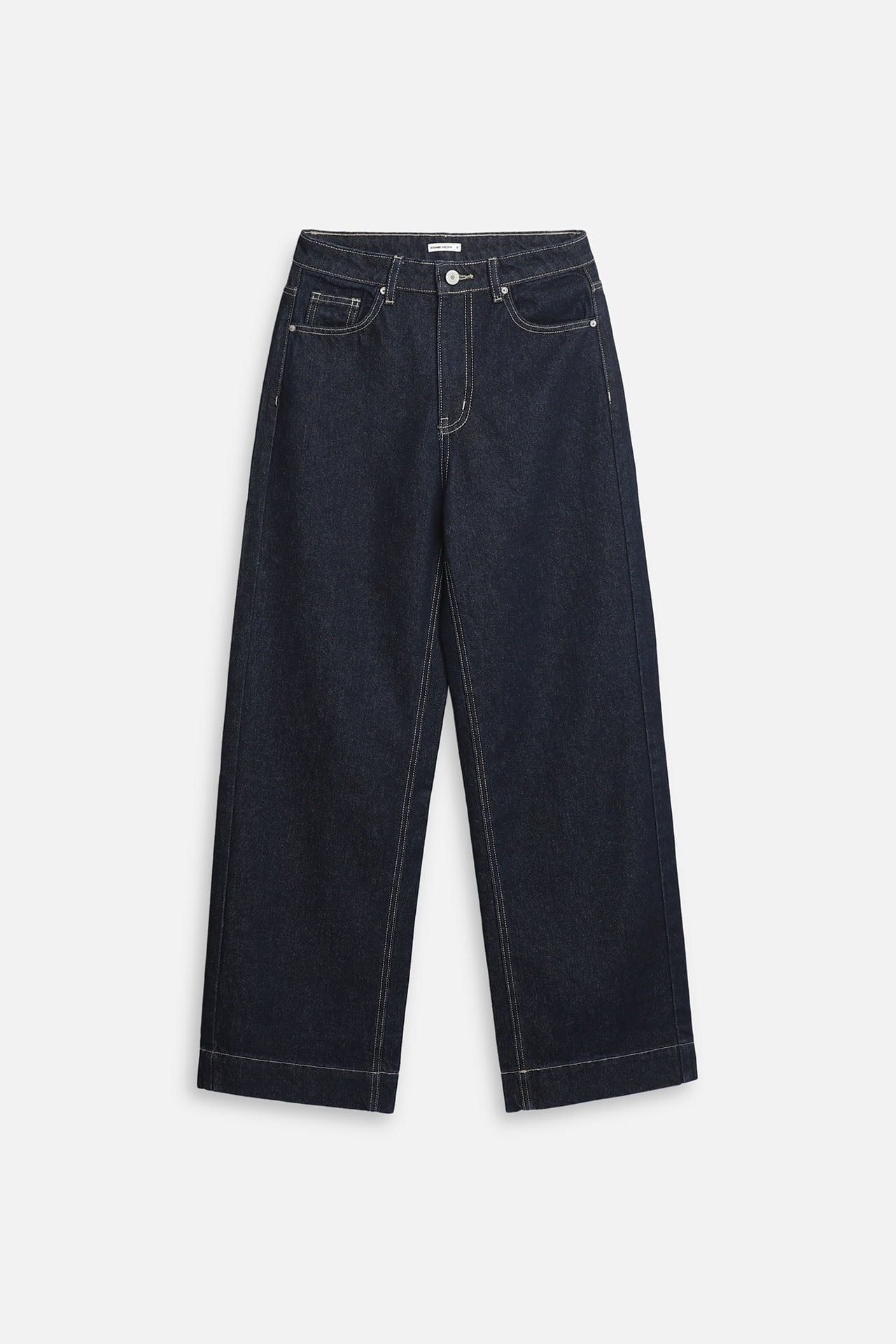 Quần Jean Straight Light Flare Blue