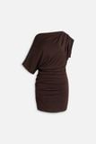 Đầm Ngắn Thun Ôm Lệch Vai Hera Dress