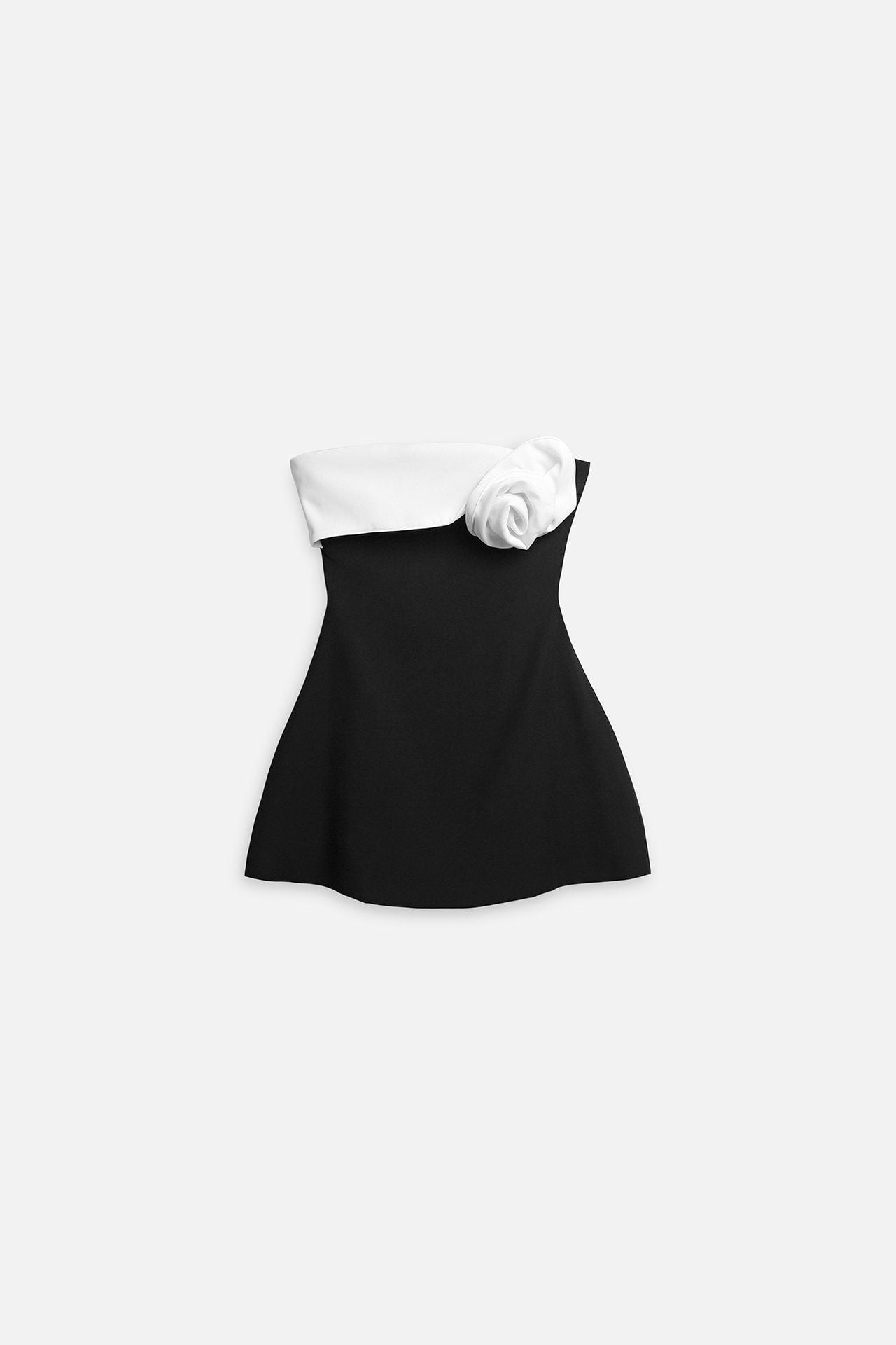 Đầm Ngắn Gentle Strapless Mini Rose