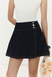 Chân Váy Denim Pleats 3 Buttons