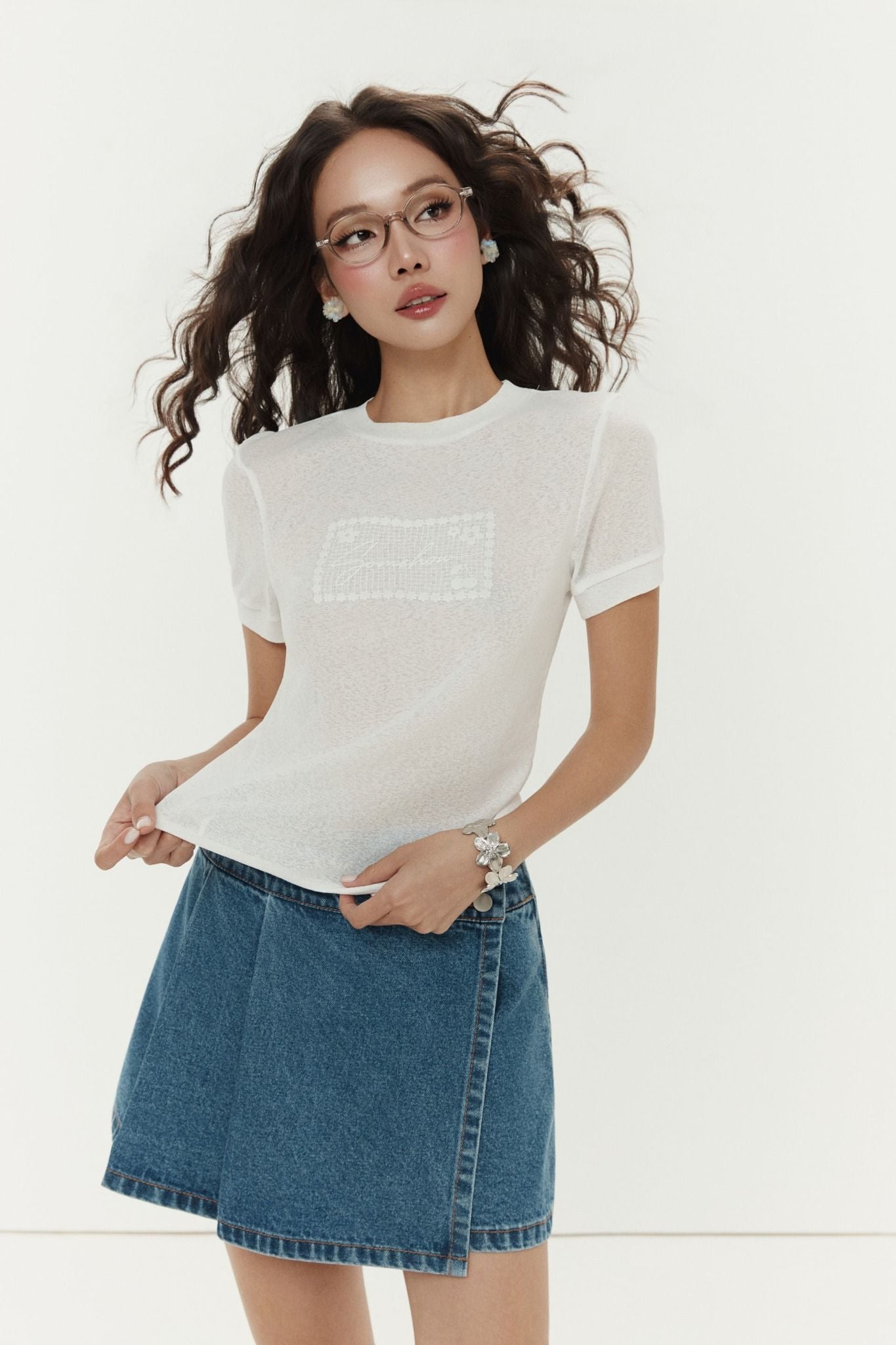 Áo Thun Stamp Logo Tee