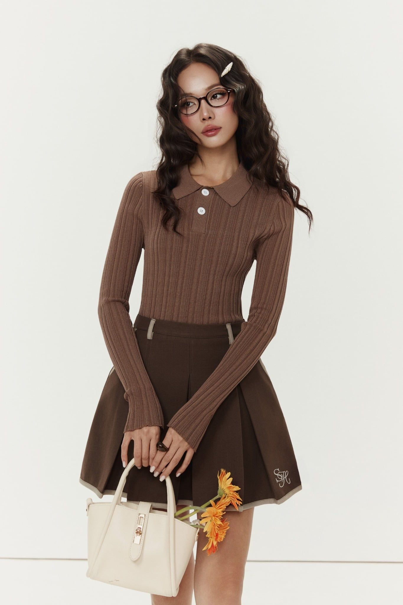  Áo Tay Dài Knit Basic 