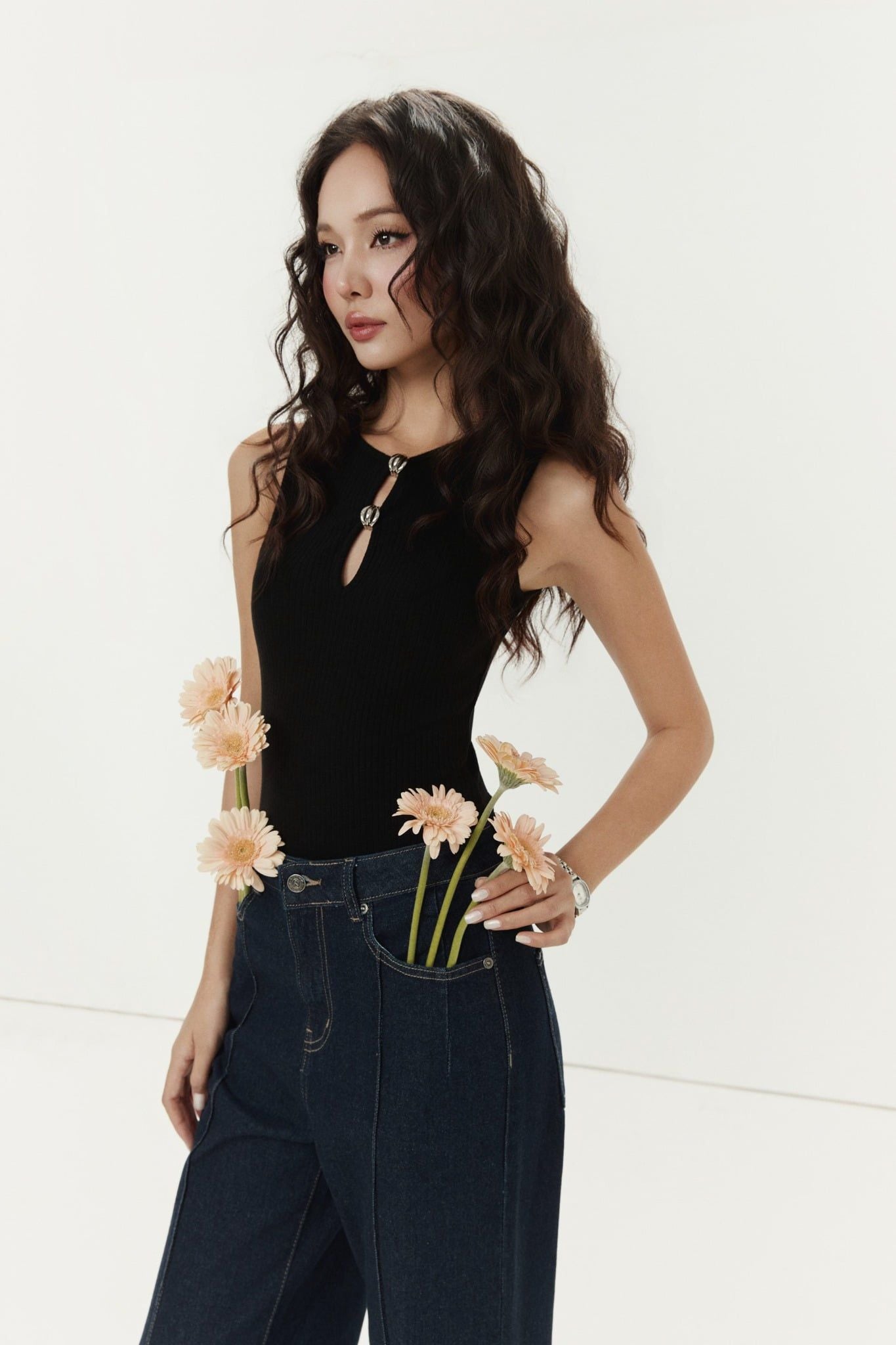 Áo Celeste Sleeveless Rib