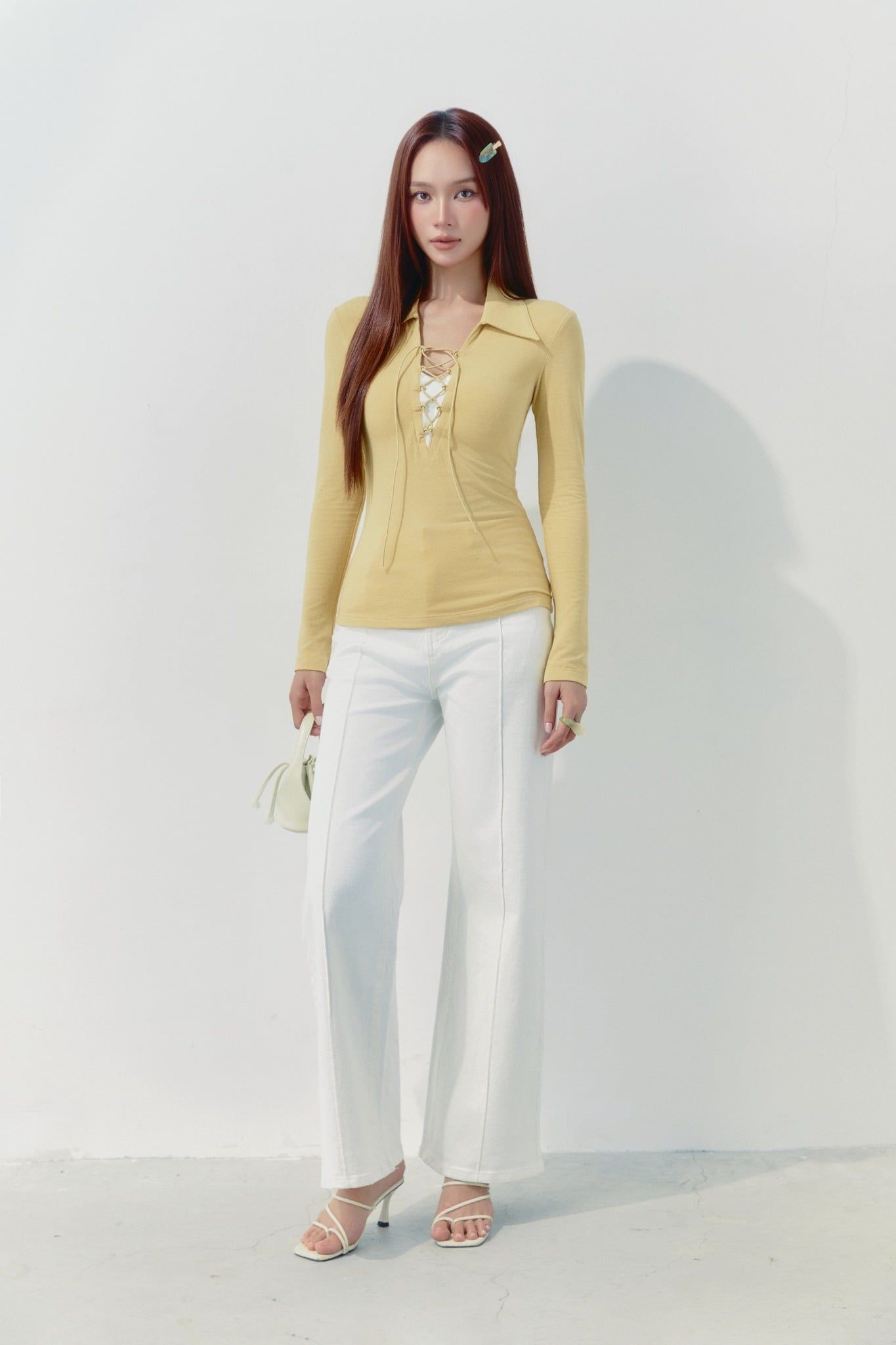 Áo Tay Dài Eclipse Lace Up