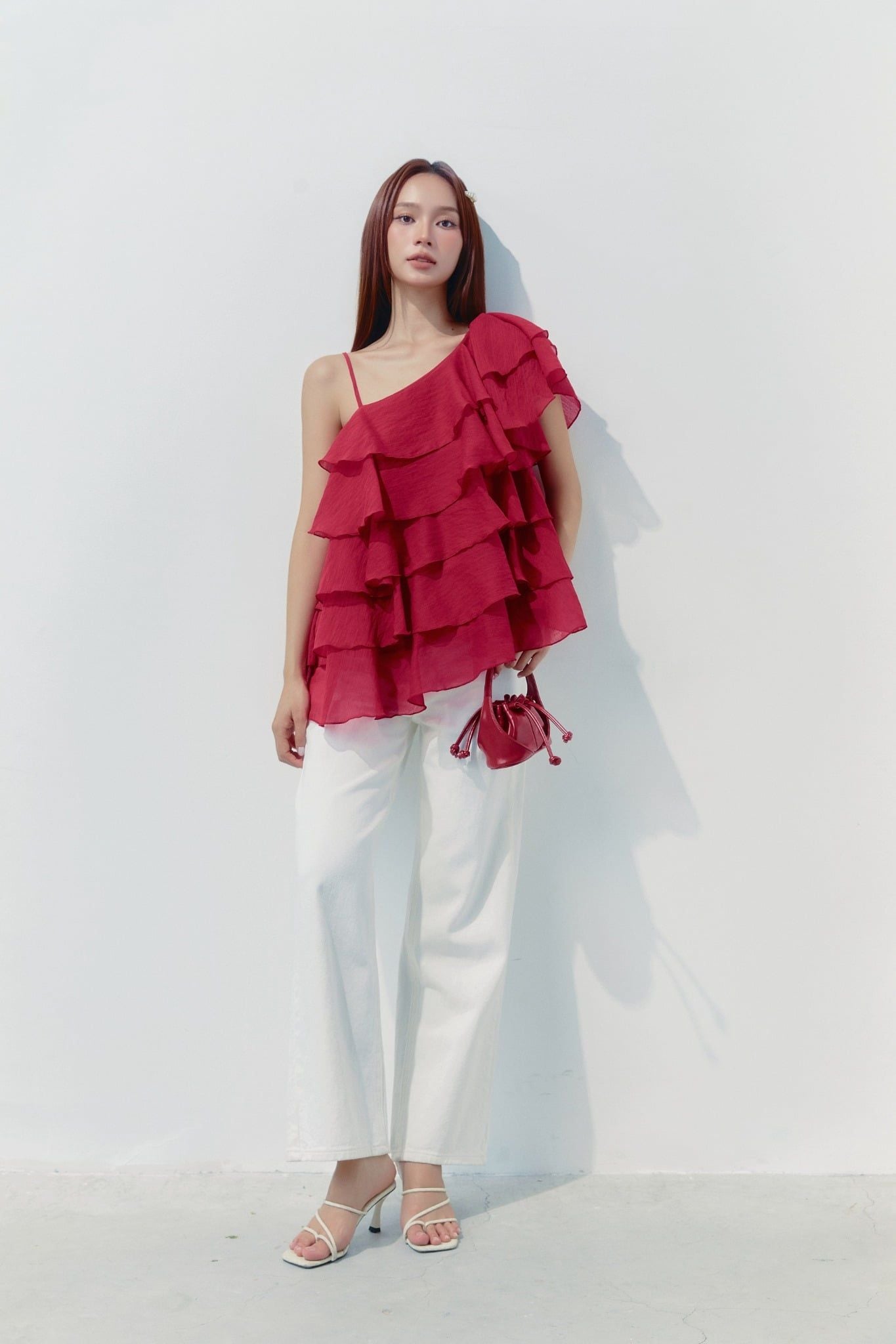 Quần Jean Straight White Basic 