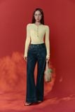 Quần Jean Straight Light Flare Blue