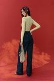 Quần Jean Straight Light Flare Blue