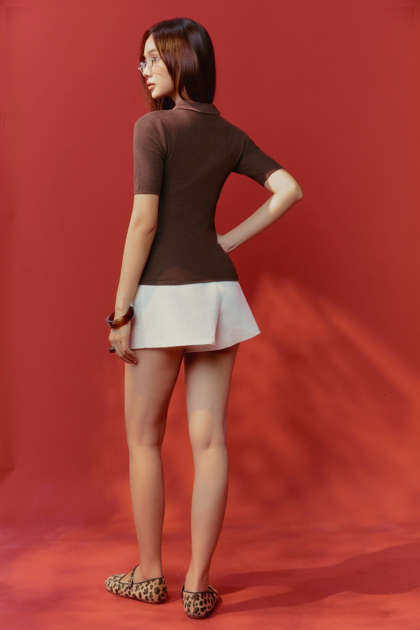 Quần Short Denim High Waist