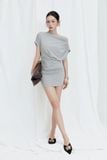 Đầm Ngắn Thun Ôm Lệch Vai Hera Dress