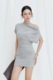 Đầm Ngắn Thun Ôm Lệch Vai Hera Dress