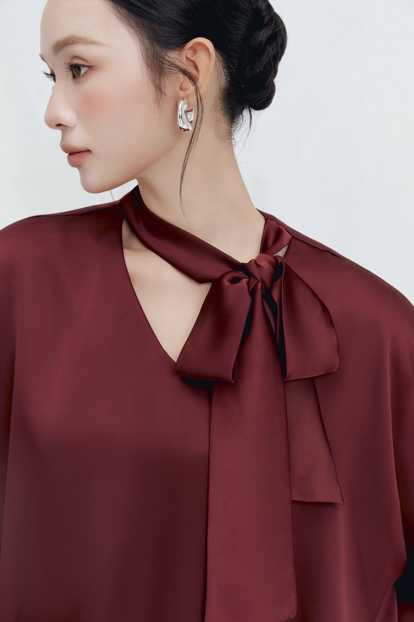 Đầm Ngắn Cloudy Bow Style