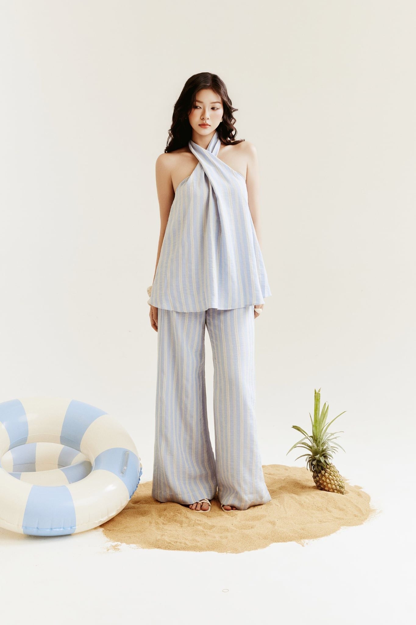 Set Đồ Nữ Alice Stripe Pants
